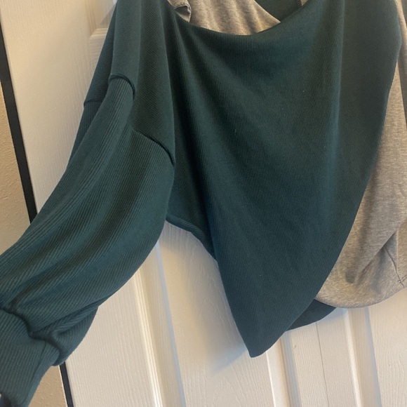 Sew In love color block ribbed sweater size L - Picture 2 of 3